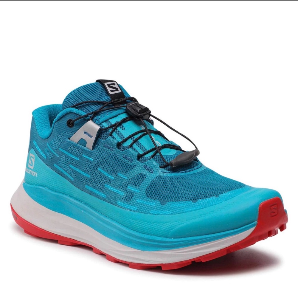 Salomon Men’s Ultra Glide Size 8‎ Blue Trail Running Shoes Athletic Outdoors